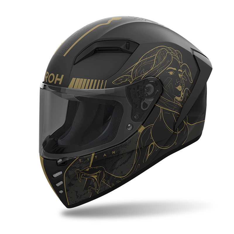 Casco Airoh Connor Titan opaco