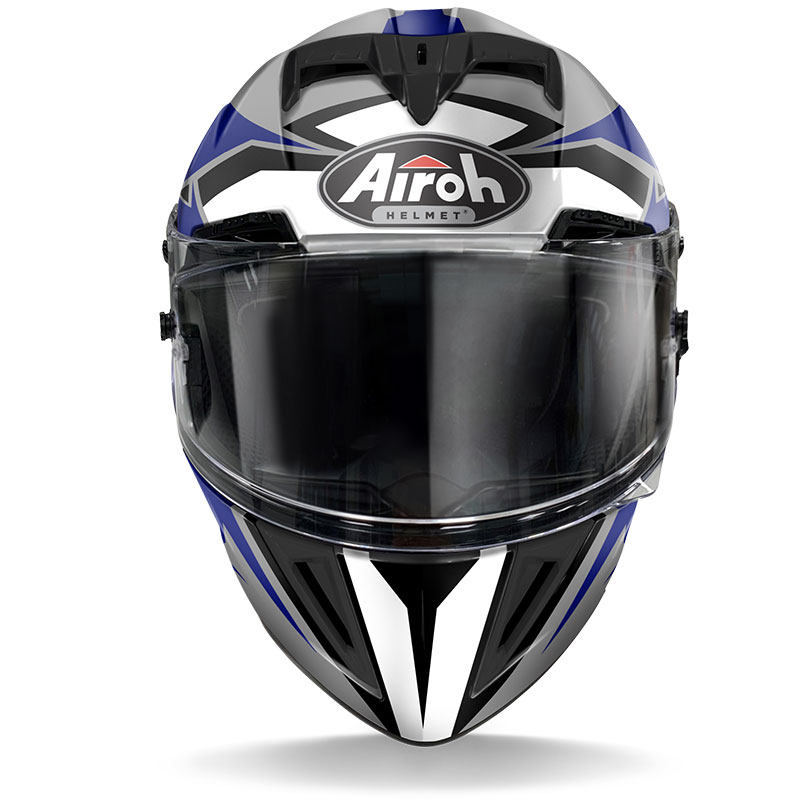 Airoh Gp 550 S Wander Helmet Blue Gloss GP55W18 Full Face Helmets |  MotoStorm