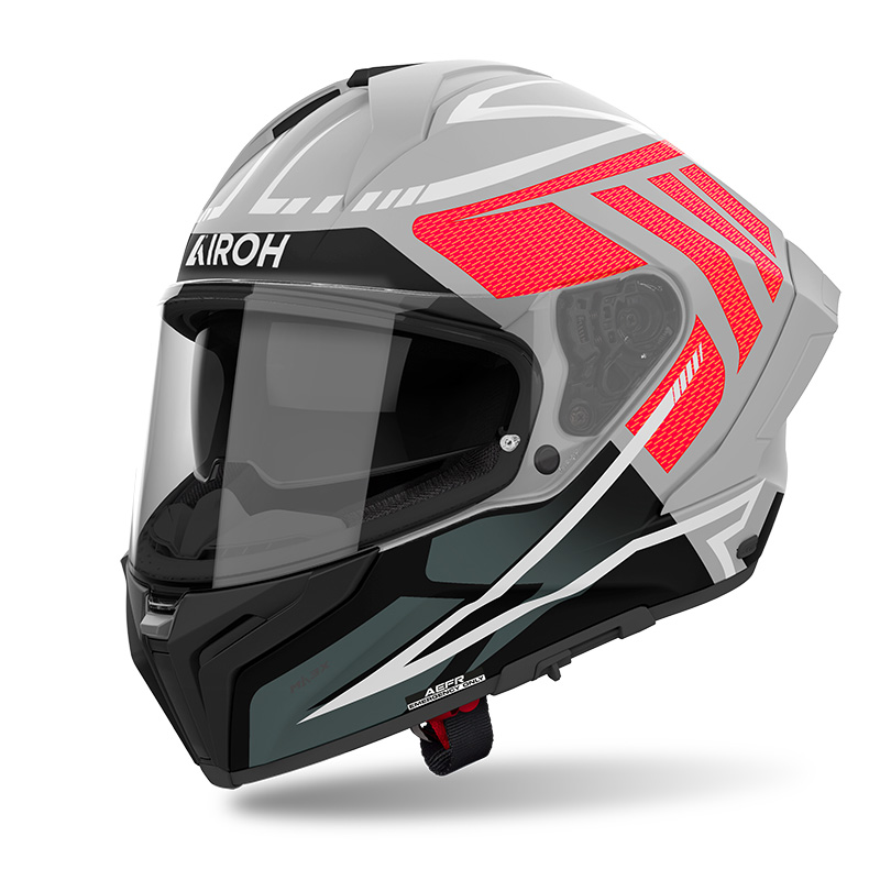 Casco Airoh Matryx Rider rosso opaco