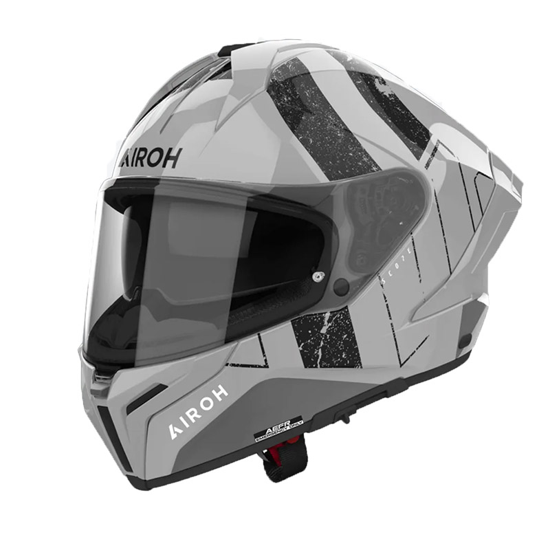 Casco Airoh Matryx Scope grigio chiaro lucido