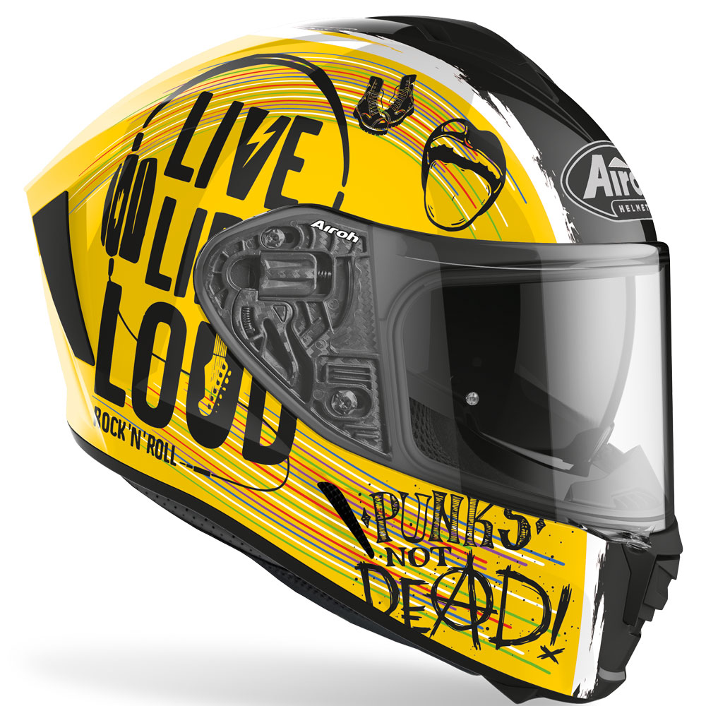 CASCO AIROH SPARK CYRCUIT BLUE MATT XS
