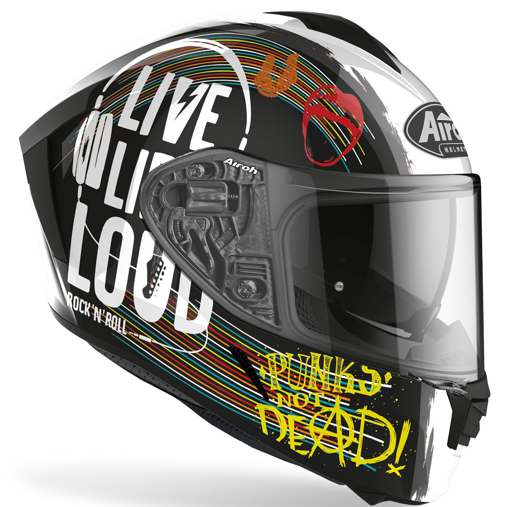 CASCO AIROH SPARK CYRCUIT BLUE MATT XS