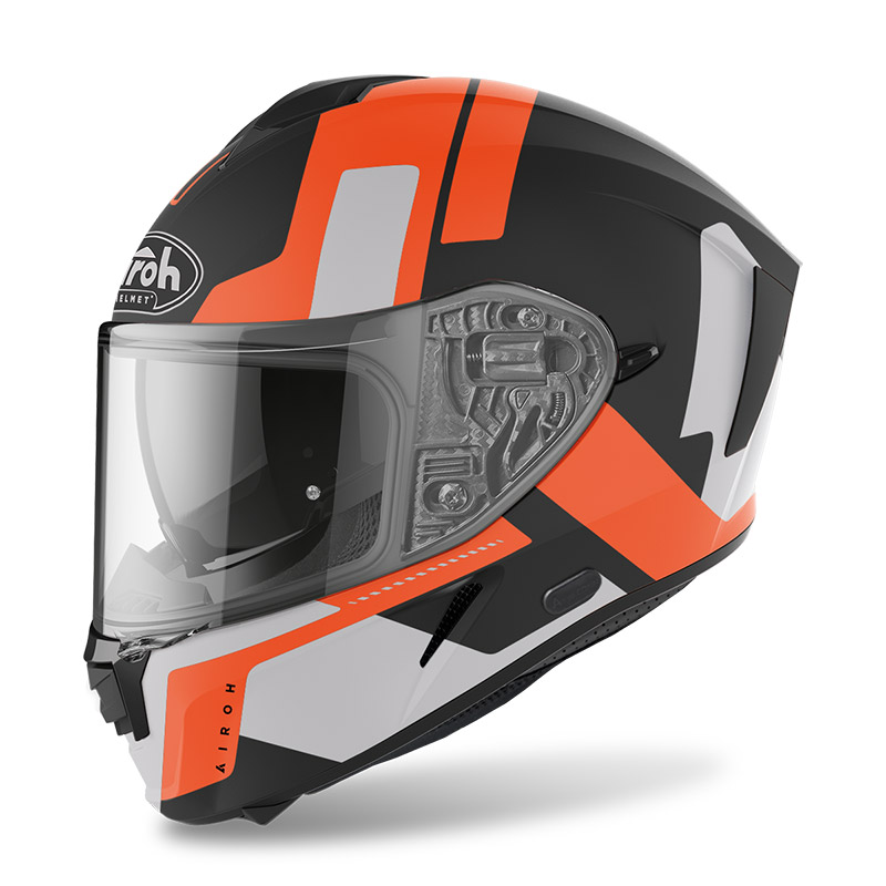 Casco Airoh Spark Shogun Arancio Opaco | MotoStorm