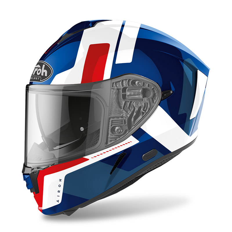 Casco Airoh Spark Shogun blu rosso