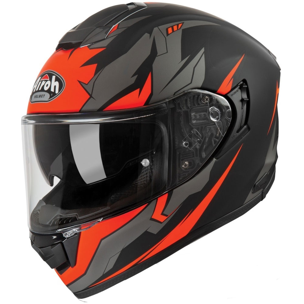 Casque Moto Airoh St 501 Bionic Orange Casques Integraux St5b32