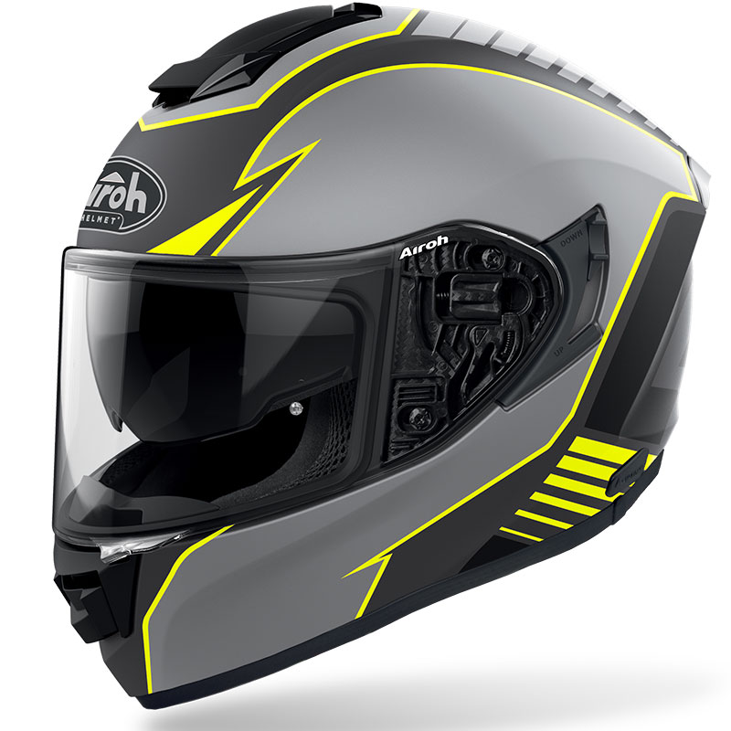 Casco Airoh ST 501 Type giallo opaco