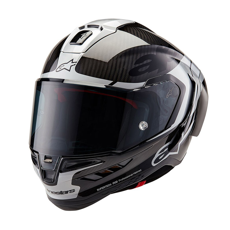 Casco Alpinestars Supertech R10 Element argento lucido