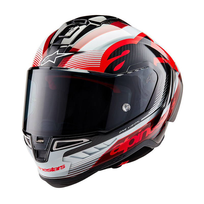 アルパインスターズ スーパーテック R10 チーム ヘルメット レッド グロス