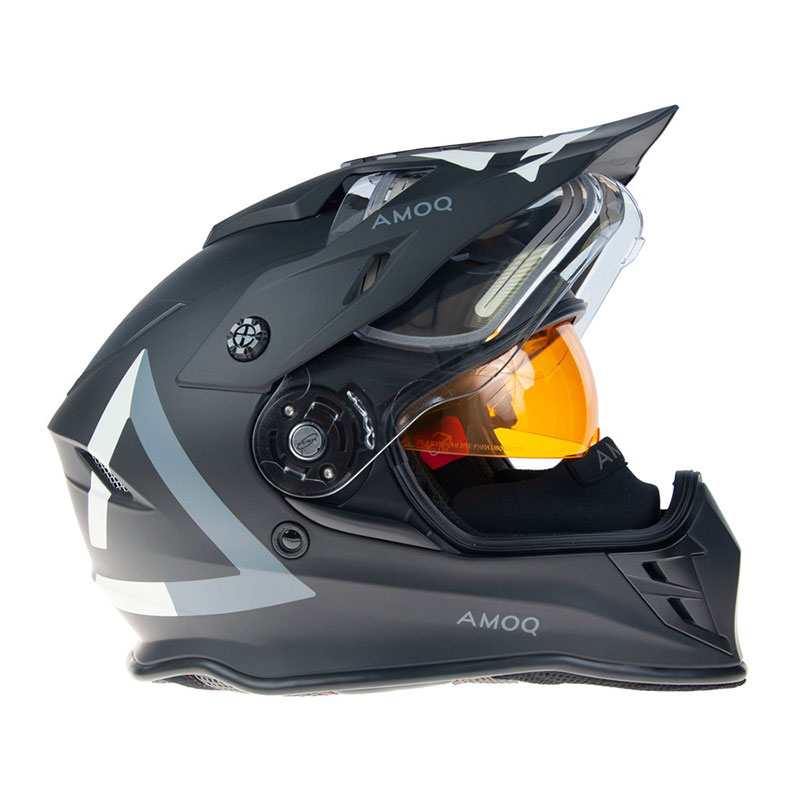 Casco Amoq Adaptor negro gris