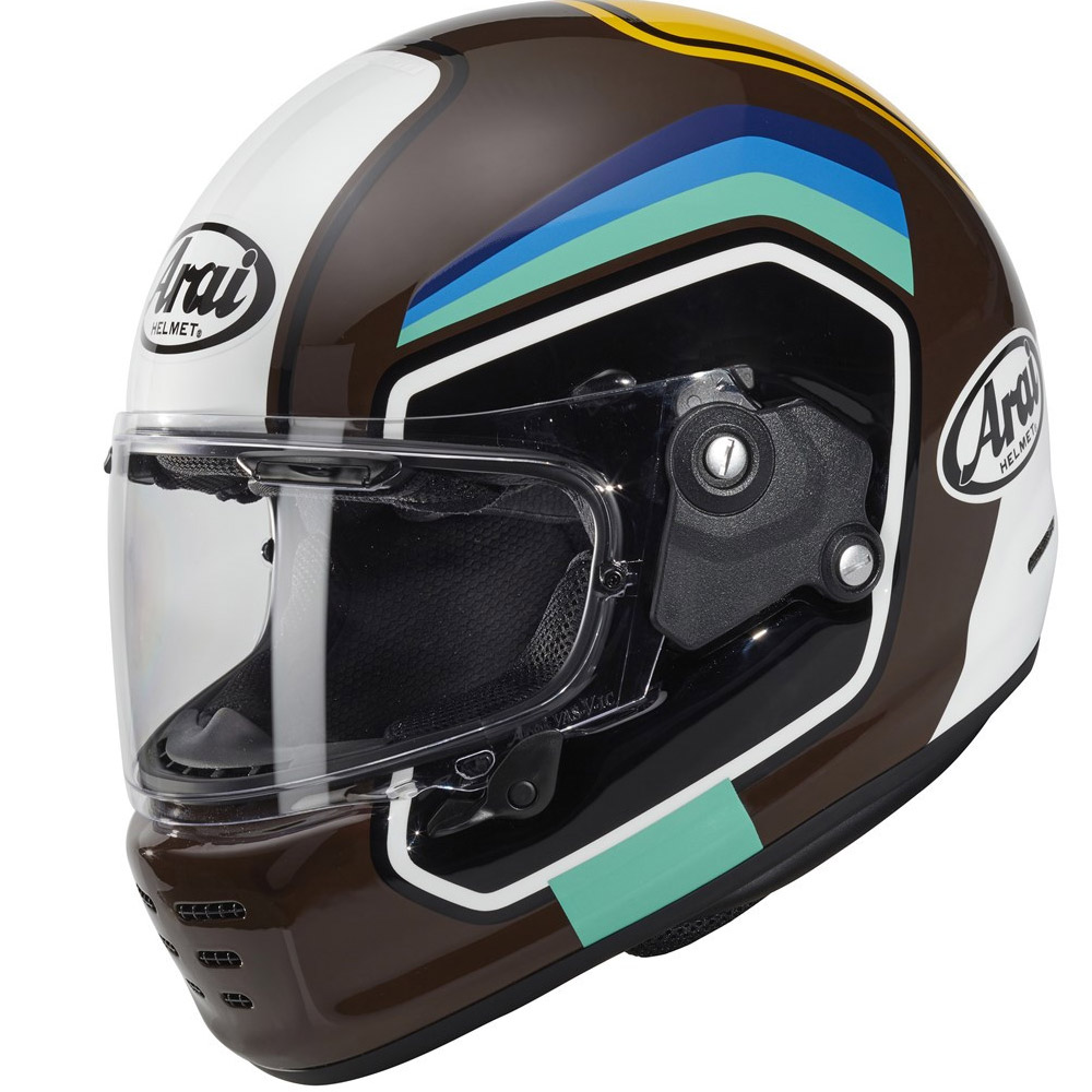 Casco Arai Concept X Number Marrone | MotoStorm