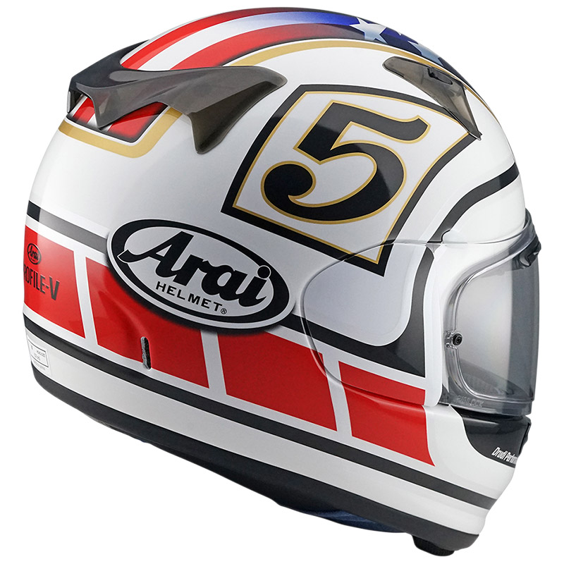 Casco Arai Profile V Edwards Legend Bianco | MotoStorm