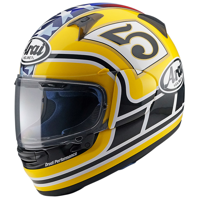 Casco Arai Profile V Edwards Legend Giallo | MotoStorm