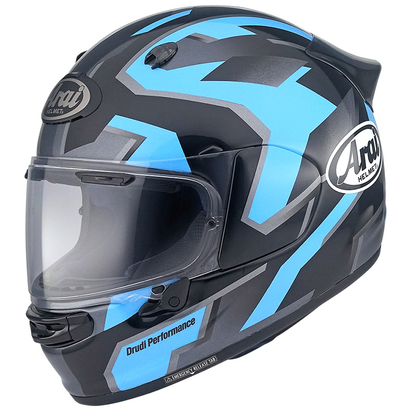 Casco Arai Quantic Robotik blu