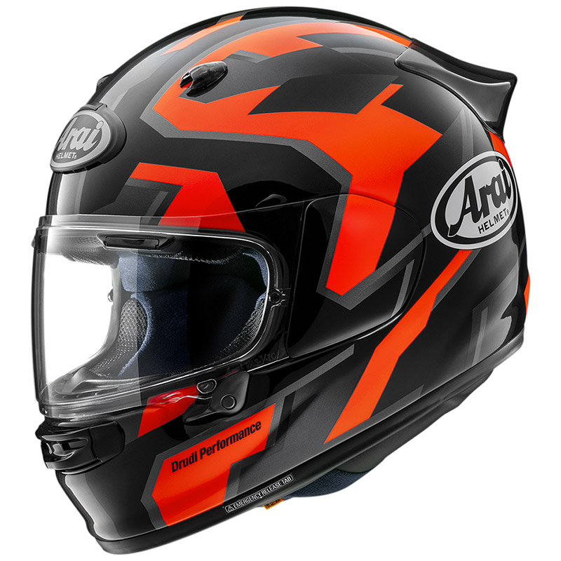 Casco Arai Quantic Robotik rosso