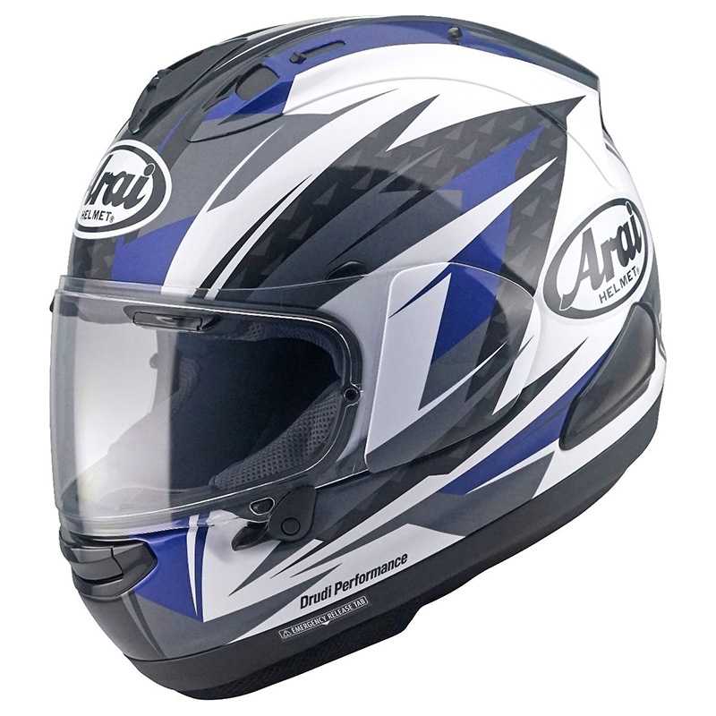 Casco Arai RX-7V Evo Rush blu