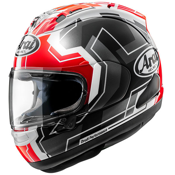Arai Rx-7v Evo Rea 65 Helmet Red AR2996JR Full Face Helmets | MotoStorm