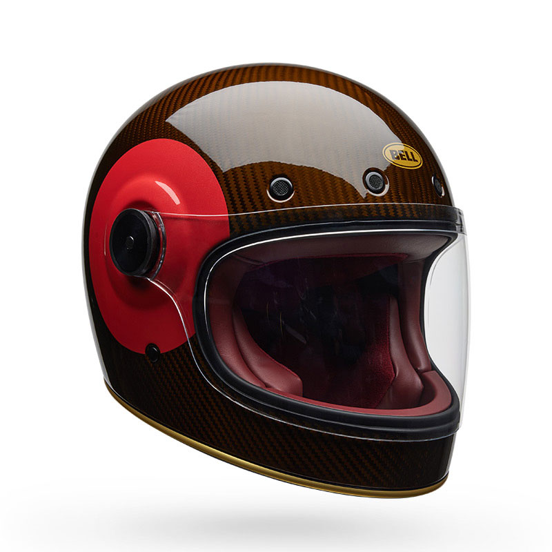 Casco Bell Bullitt GT Carbon TT rosso nero