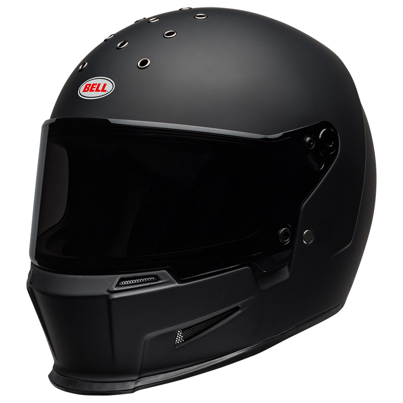 フルフェイスヘルメットベル除去マットブラック