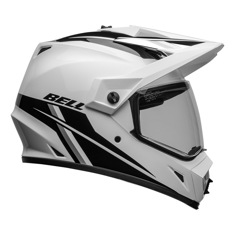 Bell Mx 9 Adv Mips Alpine Helmet White Black MotoStorm en Bell Mx 9 Adv Mips Alpine Helmet White Black MotoStorm en