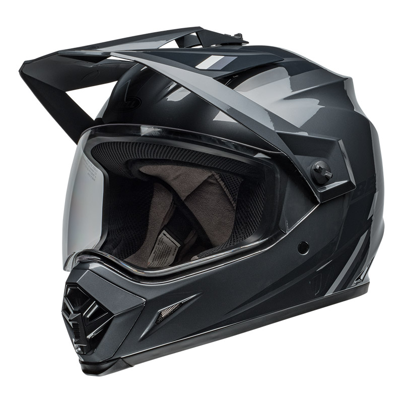 Casco Bell Mx-9 Adv Mips Alpine charcoal argento