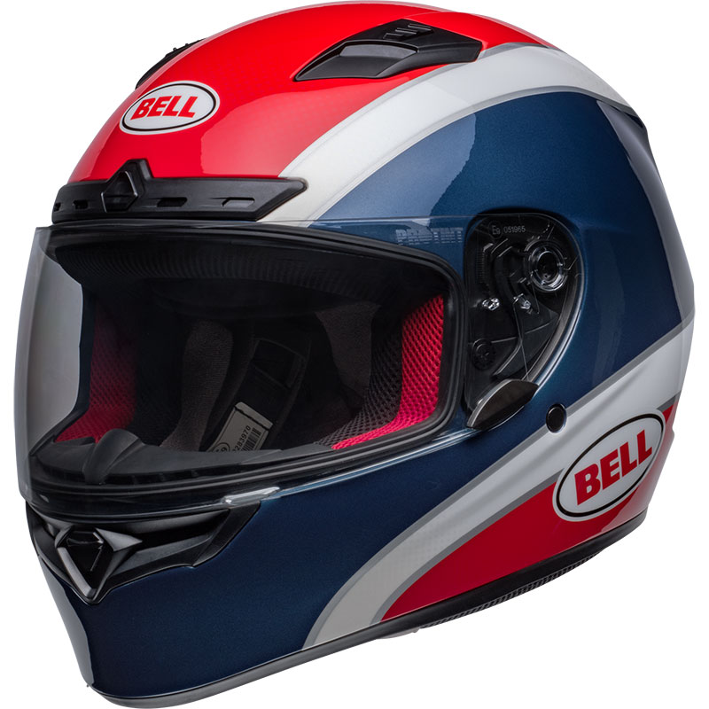 Casco Bell Qualifier DLX Mips Classic navy rosso