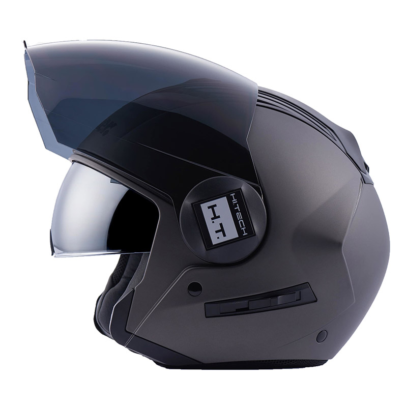 Casco Blauer Real Monochrome titanio opaco 12CBKHU01036-H00026-H80 Cascos | MotoStorm