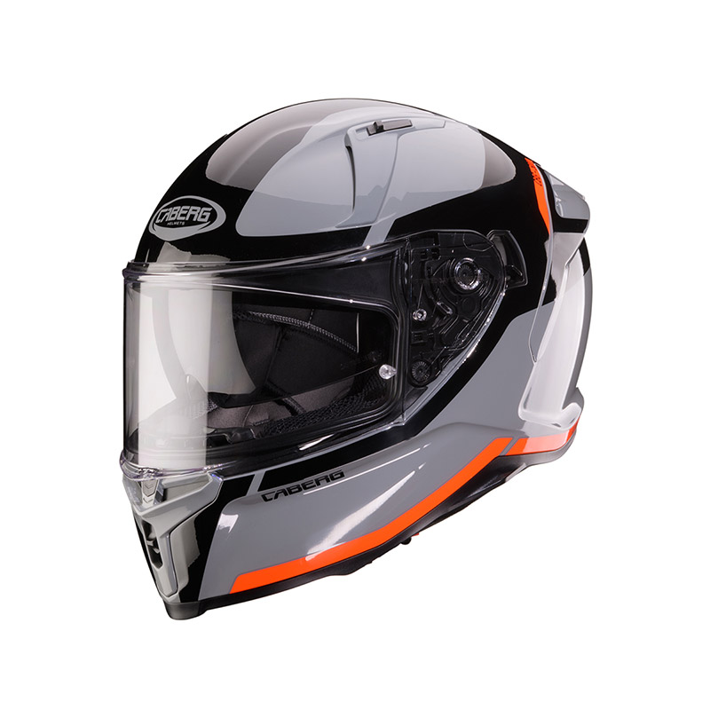 Casque Caberg Avalon X Pure gris rouge fluo