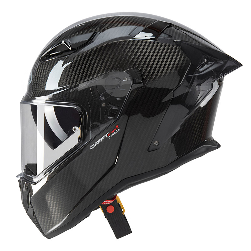 Evo carbon clearance fiber helmet
