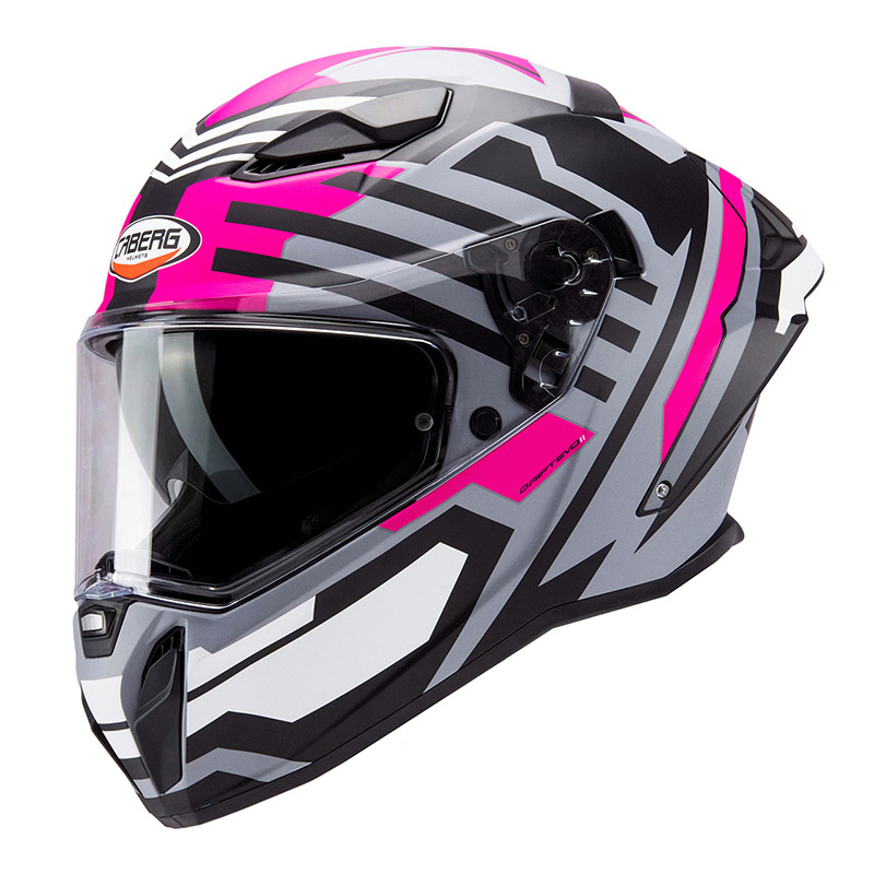 Caberg Drift Evo 2 Horizon Helmet Black Fuchsia Matt C2RF60N6 Full