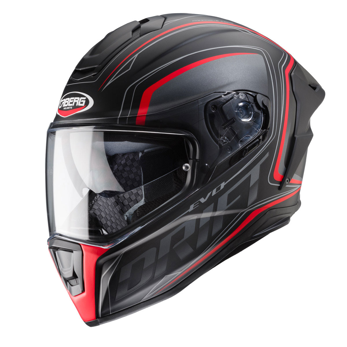 Caberg Drift Evo Integra nero rosso fluo