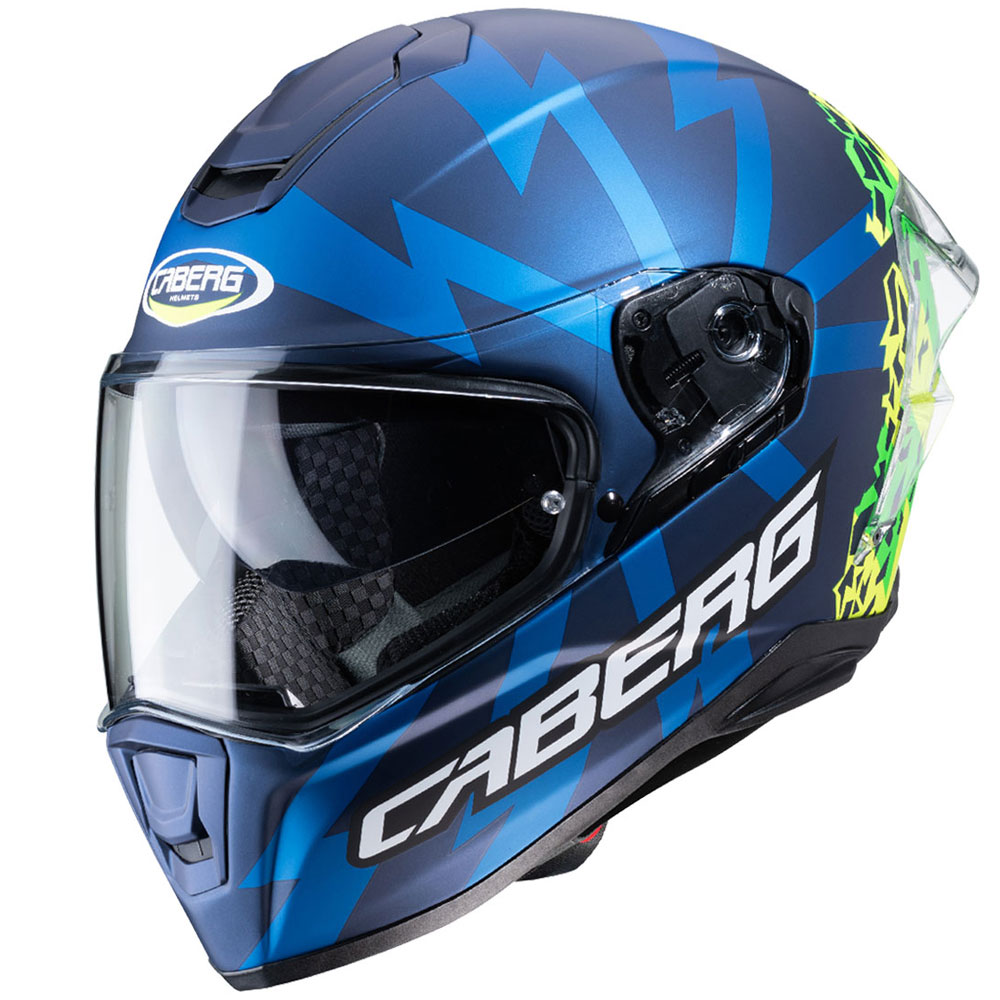 カベルグ ドリフト エボ ストーム ヘルメット ブルー イエロー フルフェイス ヘルメット C2oh00j1 Motostorm
