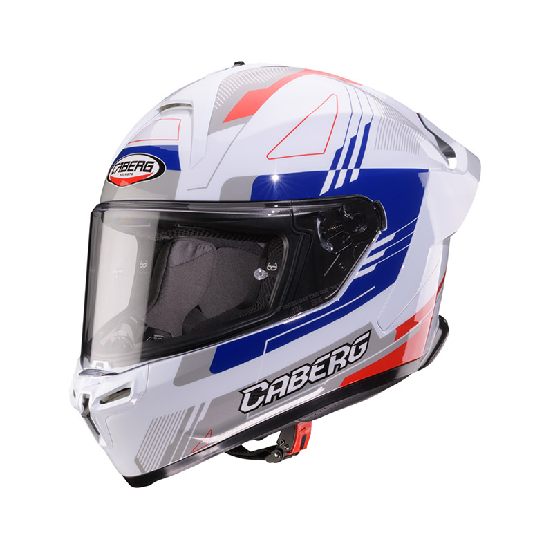 Casco Caberg Roxter Colt bianco rosso blu