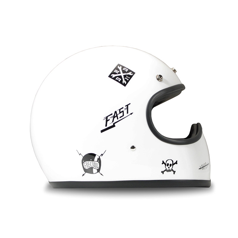 Casco Dmd Racer Flash bianco