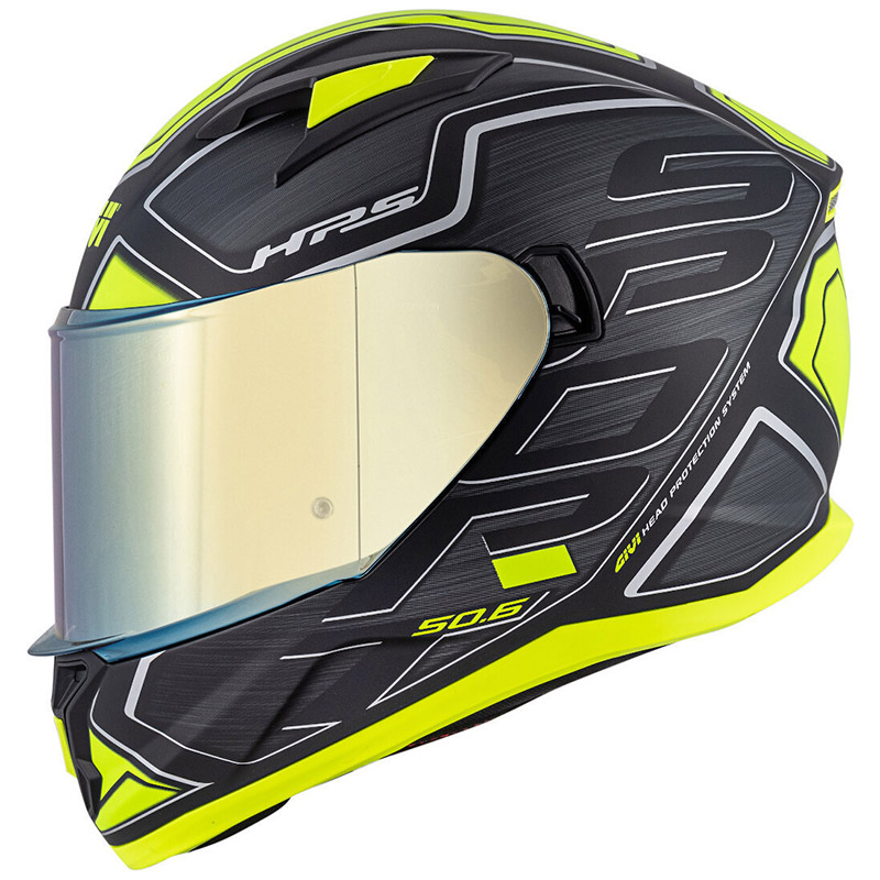 Givi 50.6 Sport Deep Helmet Titanium Yellow H506FEPTY Full Face