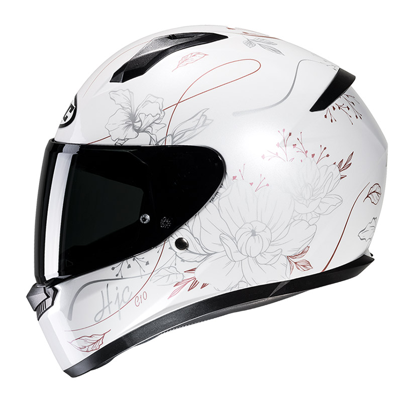 Hjc C10 Epik Helmet White Pink HJC-100708-MC8 Full Face Helmets