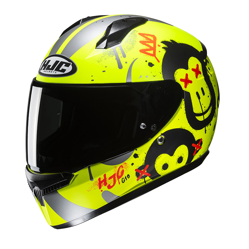 Casco Hjc C10 Geti giallo fluo