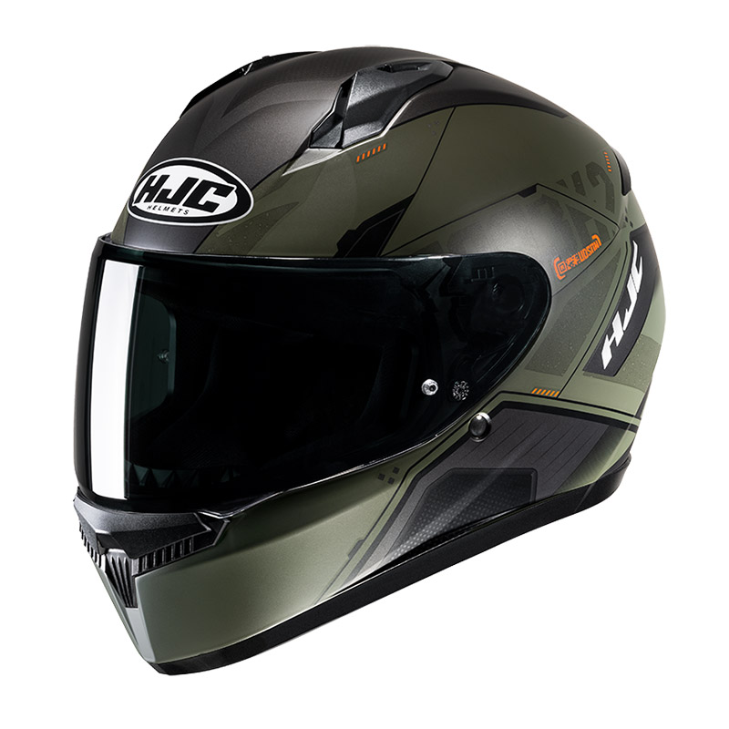 Casco HJC C10 Inka verde arancio