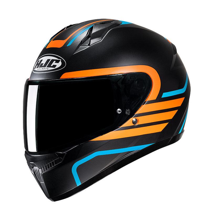 Hjc C10 Lito Helmet Orange Blue HJC-100927-MC27SF Full Face Helmets ...