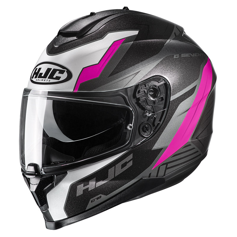 Casco HJC C70 Silon nero viola