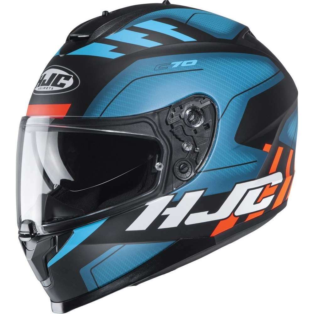Casco moto HJC i70 ELUMA MC2SF Nero//Blu S