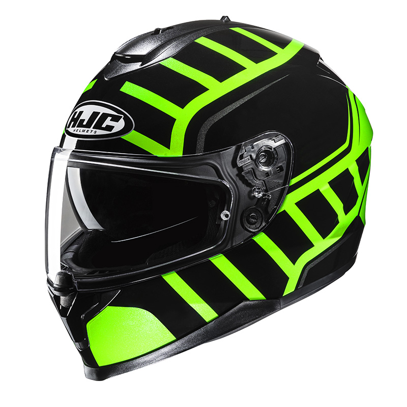 Casco Hjc C70N Holt verde