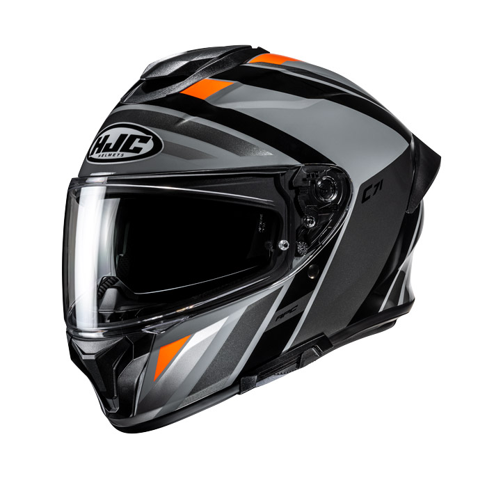 Casco Hjc C71 Faber naranja