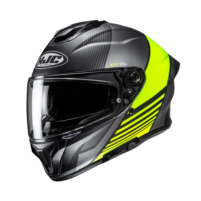 Casco Hjc C71 Morix amarillo opaco