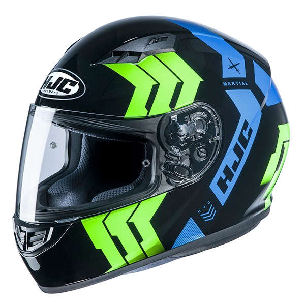 Hjc Cs-15 Martial Helmet Fluo Yellow HJC-103024-MC24 Full Face Helmets  MotoStorm