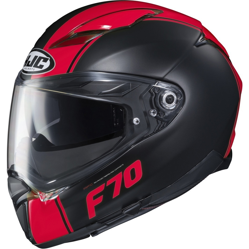 Casco HJC F70 Mago nero rosso