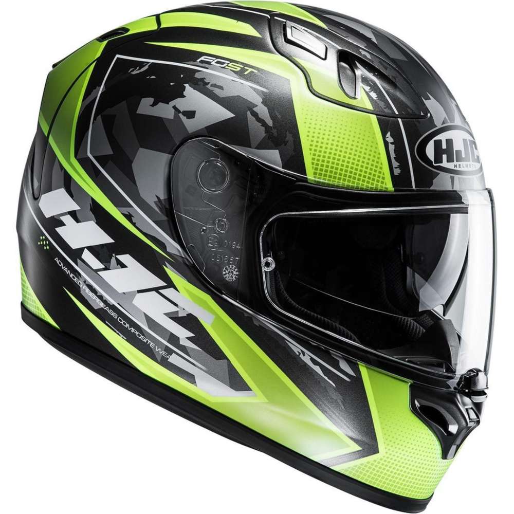 HJC FG ST Motorcycle Motorbike Full Face Helmet Kume Green Black 