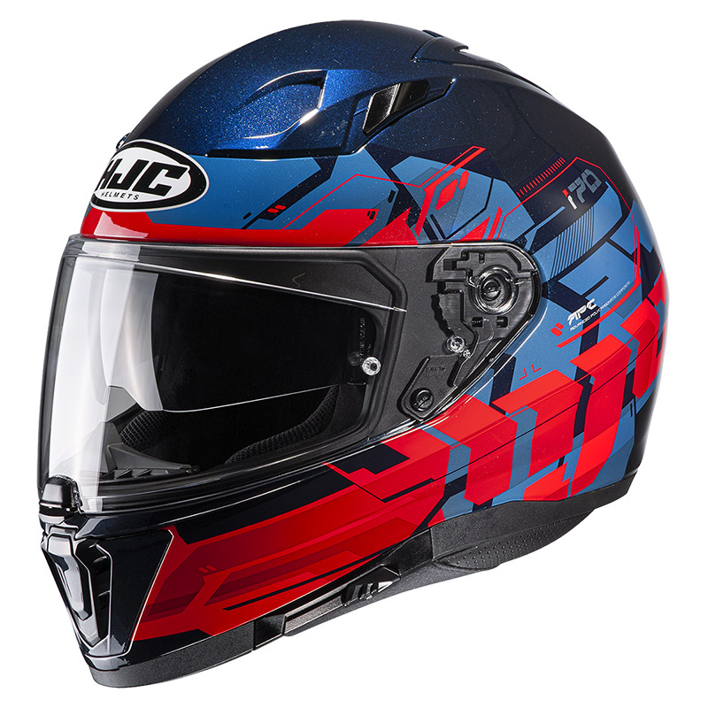 HJC I70 Alligon Helm rot blau