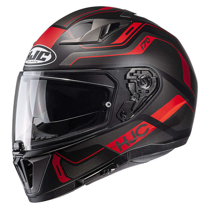 HJC I70 Lonex Helm schwarz rot