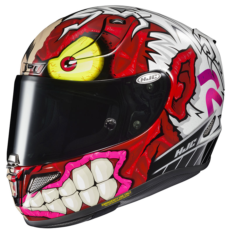 Casco HJC RPHA 11 Two Face DC Comics rosso