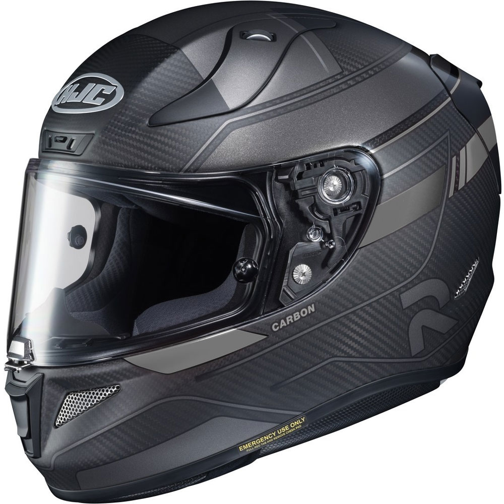 Grigio//Nero Casco moto HJC F70 MAGO MC5SF L